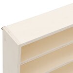 vidaXL Vitrine de collection en bois avec 6 étagères 40x8 5x55 cm