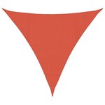 vidaXL Voile d'ombrage 160 g/m² Terre cuite 4 5x4 5x4 5 m PEHD