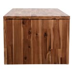 vidaXL Table basse Bois d'acacia massif 90x50x37 5 cm