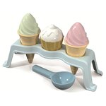 Androni Giocattoli 3403-0000 - Set de plage pour cupcakes et crèmes glacées