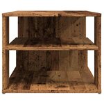 vidaXL Table d'appoint vieux bois 100x50x40 cm bois d'ingénierie