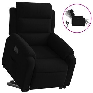 vidaXL Fauteuil inclinable électrique noir velours