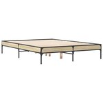 vidaXL Cadre de lit sans matelas chêne sonoma 120x200 cm