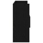 Buffet noir en chêne vidaXL 105x30x70 cm en bois d'ingénierie