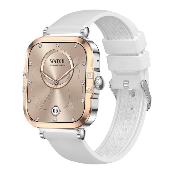Montre connectée Véga AMOLED 1 38" - cardio  sommeil  multisport  7 j - Silicone Blanc