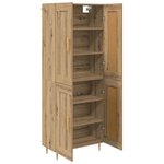 vidaXL Haut Armoire Chêne artisanal 69 5 x 34 x 180 cm