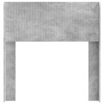 vidaXL Tête de lit Gris béton PB