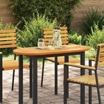 vidaXL Plateau de table Marron 100 x 50 x 2 cm Bois d'acacia massif