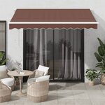 vidaXL Auvent rétractable automatique marron 300x250 cm