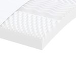 vidaXL Lit de jour avec gigogne et matelas jaune 90x200 cm velours