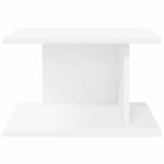 vidaXL Table de chevet Blanc 40 x 30 x 25 cm Bois d'ingénierie