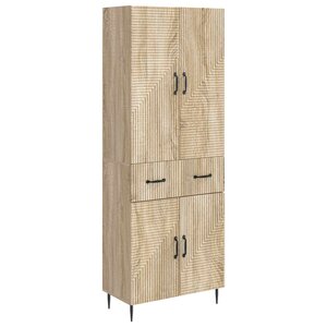 vidaXL Ensemble de Meubles 2 Pièces Chêne Sonoma 66 x 34 5 x 89 5 cm
