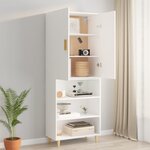 vidaXL Armoire murale suspendue Blanc 69 5x34x90 cm