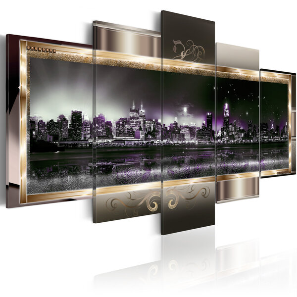 Tableau - new york: starry night l x h en cm 200x100