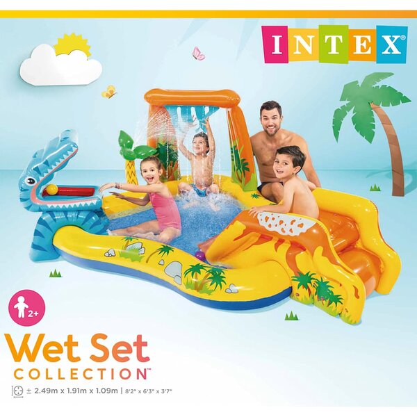 Intex 57470NP – Piscine Gonflable Avec Auvent Amovible – 157 X 157 X 122 Cm – 295 L – Pour Enfants Dès 2 Ans – Cadeau D'Été