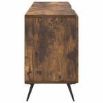 vidaXL Meuble TV Chêne fumé 150 x 31 x 50 cm Bois d'ingénierie