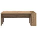 vidaXL Table basse Chêne artisanal 95 x 50 x 34 cm Bois d'ingénierie