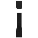 vidaXL Ensemble de Meubles TV 6 Pièces Chêne Noir 30 5 x 30 x 90 cm