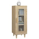 vidaXL Buffet Chêne sonoma 34 5x34x90 cm Bois d'ingénierie