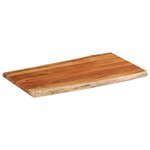 vidaXL Dessus de table 120x60x3 8cm rectangulaire bois massif d'acacia
