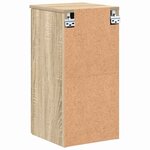 vidaXL Cabinet de salle de bain Chêne Sonoma 30 x 31 5 x 61 cm