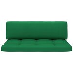 vidaXL Canapé central palette de jardin Blanc Bois de pin imprégné