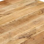 vidaXL Table à manger Bois de manguier massif 82x80x76 cm