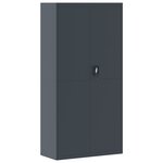 vidaXL Classeur anthracite 90x40x180 cm Acier