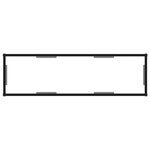 vidaXL Table console Transparent 120x35x75 cm Verre trempé