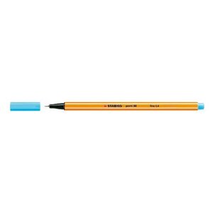 Stylo-Feutre POINT 88 Pointe Fine 0 4 mm bleu azur STABILO