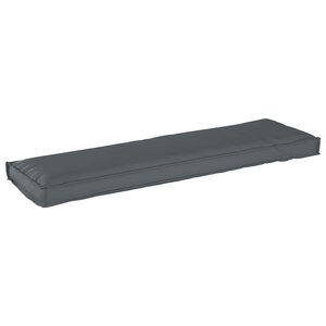 vidaXL Coussin pour banc de palette Anthracite 140 x 40 x 8 cm
