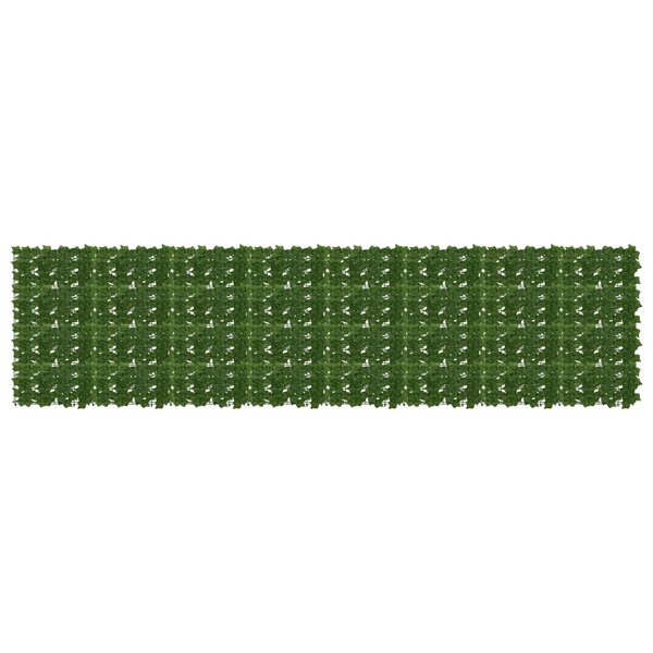 vidaXL Écran de balcon avec feuilles Vert 400 x 100 cm