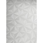 Buffet - Blanc laqué brillant - 3 Portes - PARIGI - L 181 x P 42 x H 84 cm
