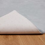 vidaXL Tapis en Fourrure Synthétique de Lapin Olite Gris 240 x 340 cm