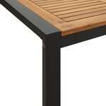 vidaXL Ensemble à manger de jardin 7 Pièces bois d'acacia solide et métal