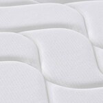 vidaXL Matelas à ressorts ensachés dureté moyenne 200x200 cm