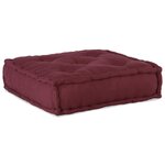 vidaXL Pouf modulaire marron 70x70x36 tissu
