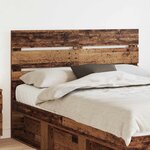 vidaXL Tête de lit Bois ancien 140 cm Bois d'ingénierie