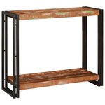 vidaXL Table console 90 x 33 x 75 cm bois de récupération massif