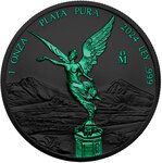 Monnaie LIBERTAD Black Platinum Poison 1 Oz Argent Mexico 2024 (PRÉCOMMANDE)