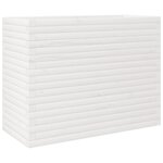 vidaXL Jardinière blanc 90x40x68 5 cm bois de pin massif