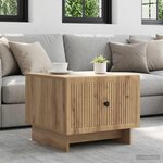 vidaXL Table basse Chêne artisanal 49 x 50 x 40 cm Bois d'ingénierie