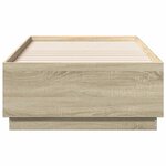 vidaXL Cadre de lit sans matelas chêne sonoma 90x190 cm