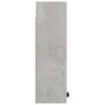 vidaXL Armoire à miroir de salle de bain Gris béton 64x20x67 cm
