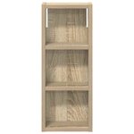 vidaXL Armoire murale de salle de bain Chêne Sonoma 20 x 10 x 50 cm