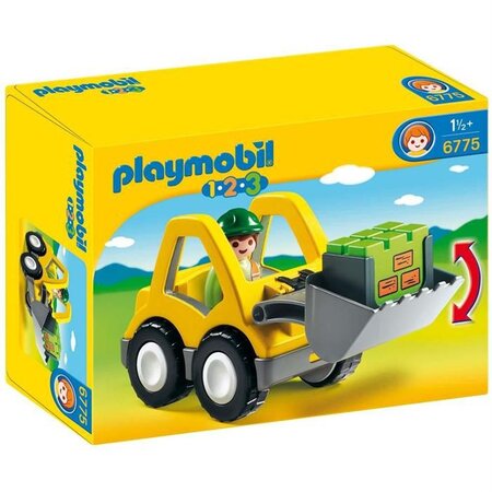Playmobil 1.2.3. - 6775 - chargeur et ouvrier