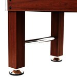 Vidaxl table de football acier 60 kg 140 x 74 5 x 87 5 cm marron