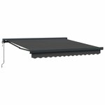 vidaXL Auvent Rétractable Anthracite 300 x 250 cm Tissu  Métal