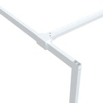 vidaXL Paroi de douche Blanc 90x195 cm Verre ESG transparent