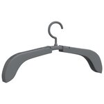 vidaXL Cintres extensibles 5 Pièces Gris